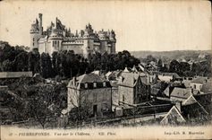 CPA Pierrefonds Vue sur le Chateau 
