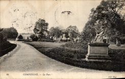 CPA Compiegne Le Parc 