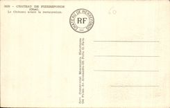 CPA Chateau de Pierrefonds Oise Le Chateau avant le restauration 