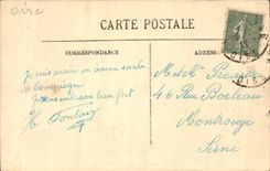 CPA Compiegne Le Chateau Chambre a coucher de Napoleon 