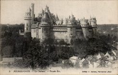 CPA Pierrefonds Le Chateau Facade est 
