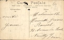 CPA Chateau de Chantilly Cote nord oeust 