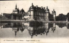 CPA Chantilly Le Chateau Facade Nord Est 