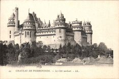 CPA Chateau de Pierrefonds Le Cote nord est 