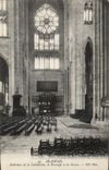 CPA Beauvais Interieur de la Cathedrale le Transept et la Rosace 