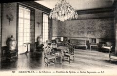 CPA Chantilly Le Chateau Pavilion de Sylvie Salon Japonais 