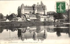 CPA Pierrefonds Le Chateau et l'Etang cote ouest 