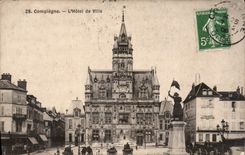 CPA Compiegne L'Hotel de Ville 
