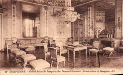 CPA Compiegne Grand Salon de Reception des Dames d'Honneur 