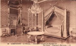 CPA Compiegne Le Chateau Chambre a Coucher de Napoleon 