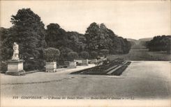 CPA Compiegne L'Avenue des Beaux Monts 