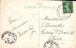 CPA Chantilly Le Chateau Facade Nord est la Piece d'Eau 