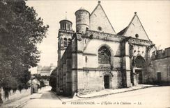 CPA Pierrefonds L'Eglise et le Chateau 