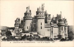CPA Chateau de Pierrefonds Cote de la Chapelle 