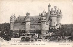 CPA Chateau de Pierrefonds Vue prise de la Roche 