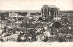 CPA Beauvais Panorama pris de Saint Etienne 