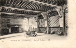 CPA Chateau de Pierrefonds La Salle des Ducs 