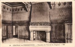 CPA Chateau de Pierrefonds Chambre de Travail du Seigneur 