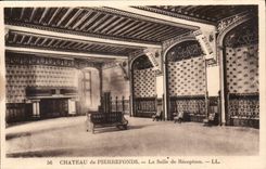 CPA Chateau de Pierrefonds La Salle de Reception 