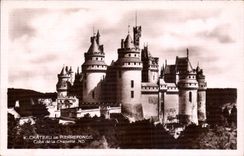 CPA Chateau de Pierrefonds Cote de la Chapelle 