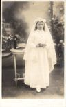 CARTE PHOTO Enfant Communiante