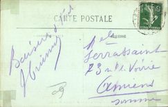 CPA Compiegne Le Chateau Chambre a coucher de Napoleon 1er