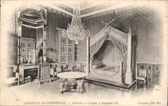 CPA Chateau de Compiegne Chambre a Coucher a Napoleon III