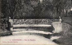 CPA Compiegne Banc de Napoleon 