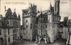 CPA Chateau de Pierrefonds la Chapelle et l'Escalier d'Honneur 