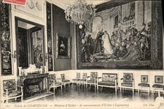 CPA Palais de Compiegne Histoire d'Esther le couronnement d'Esther Tapisserie 