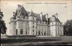 CPA Environs de Compiegne Chateau de Franc Port facade principale 