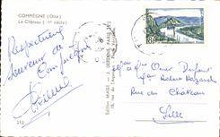 CPM Compiegne Oise le Chateau 18e siecle 