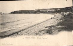 CPA Perros Guirec Greve de Trestraou 