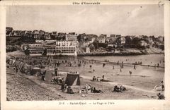 CPA Saint Cast la Plage et l'isle 