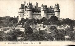 CPA Pierrefonds le Chateau cote nord 