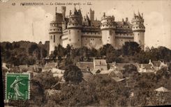 CPA Pierrefonds le Chateau cote nord 
