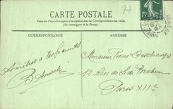 CPA Fontainebleau le Palais Salon de musique de Marie Antoinette 