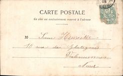 CPA Palais de Fontainebleau chambre a coucher 