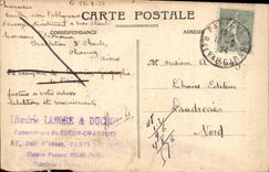 CPA Compiegne Oise Chambre de l'Imperatrice 