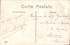 CPA Compiegne la Porte Chapelle cote de la route de Soissons 