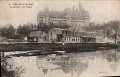 CPA Pierrefonds Oise le Chateau cote ouest 