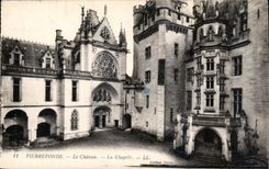 CPA Pierrefonds le Chateau la Chapelle 