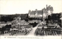 CPA Pierrefonds vue generale cote sud ouest du Chateau 