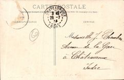 CPA Compiegne le Chateau vue d'un coin du Parc 