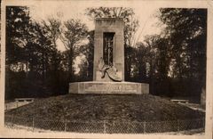 CPA Foret de Compiegne Clairiere de l'Armistice monument du Matin par Ed Brandt 
