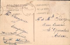 CPA Foret de Compiegne Clairiere de l'Armistice monument du Matin par Ed Brandt 