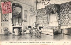 CPA Compiegne le Chateau Chambre a Coucher de Marie Antoinette 