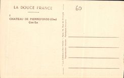 CPA Chateau de Pierrefonds Oise Cote Est 