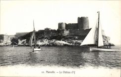 CPA Marseille le Chateau d'If Bateaux