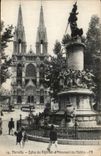 CPA Marseille Eglise des Reformes et Monument des Mobiles 